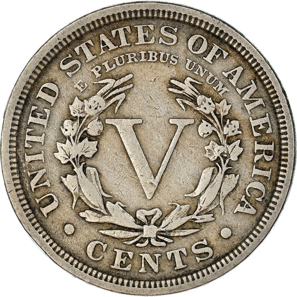 United States | 5 Cents Coin | Liberty | Roman Numeral | KM112 | 1883 - 1913