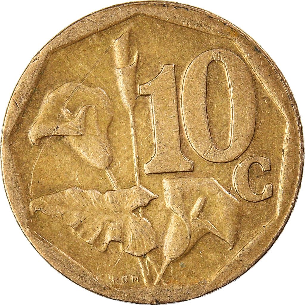 South Africa 10 Cents Sepedi/Sesotho Legend - Afrika Borwa Coin KM292 2005