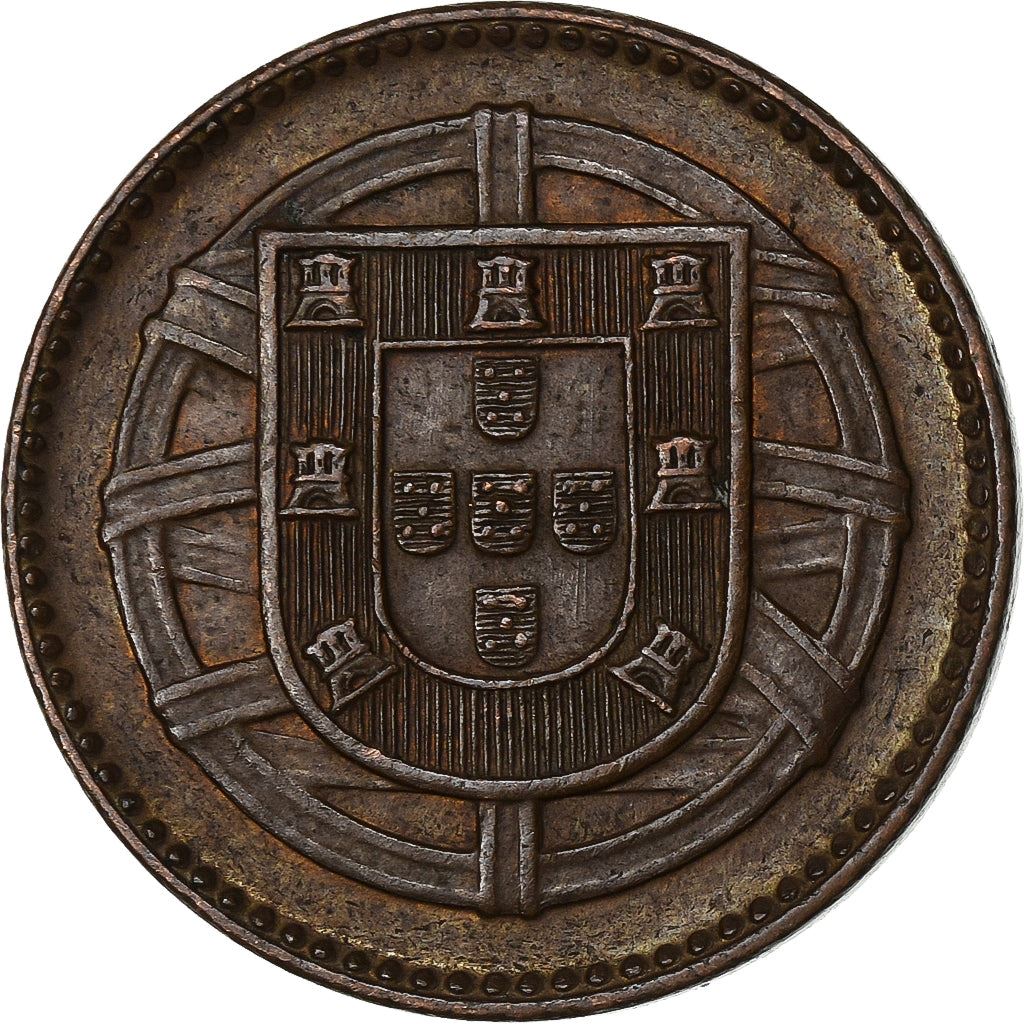 Portugal | 1 Centavo Munt | Brons | Wapen | Armillairsfeer | Km:565 | 1917 - 1922