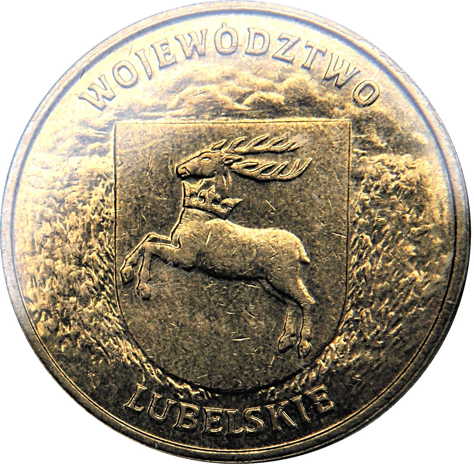 Poland | 2 Z?ote | Lubelskie Voivodeship | Eagle | KM514 | 2004