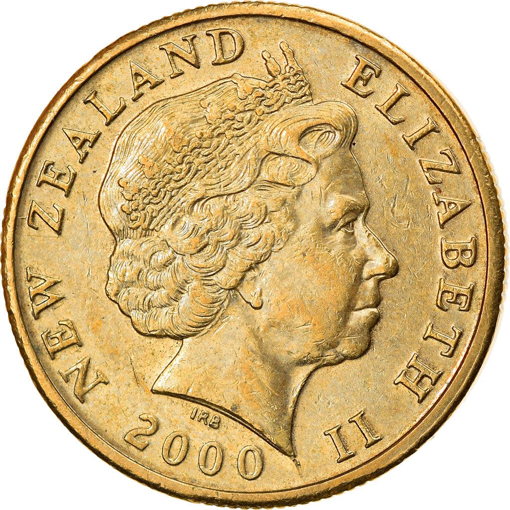 New Zealand | 1 Dollar Coin | Elizabeth II | Kiwi Bird | Km:120 | 1999 - 2020