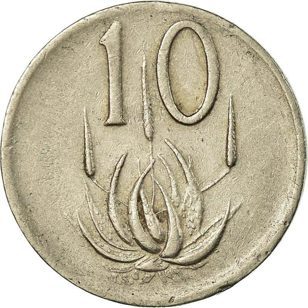 Sør-Afrika 10 Cent Mynt | Balthazar J. Vorster | KM112 | 1982
