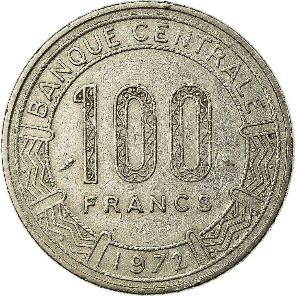 Gabon | 100 Francs Coin | Giant Eland | Km:12 | 1971 - 1972