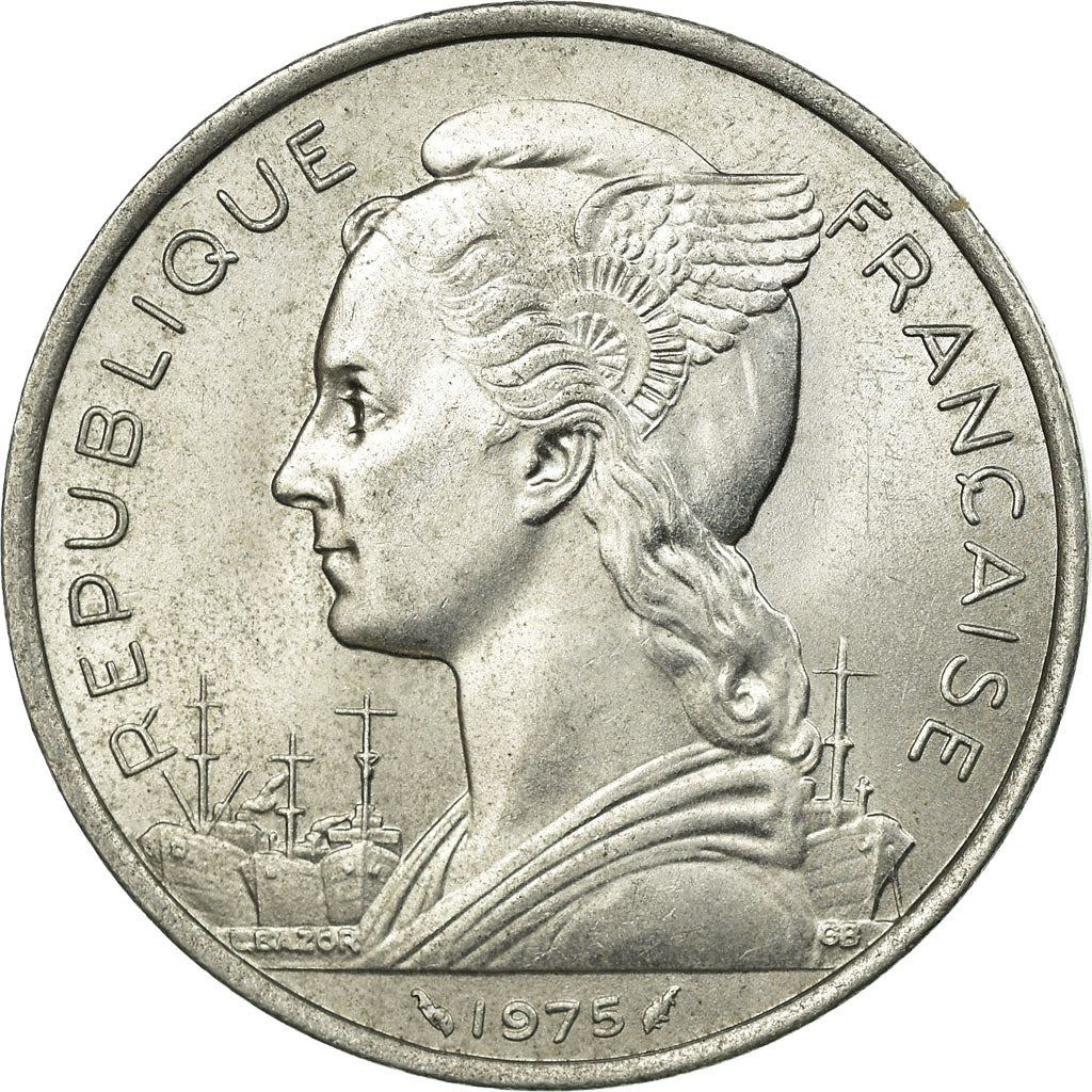 Afars and Issas | 5 Francs Coin | Marianne | Lyre Antelope | Km:14 | 1968 - 1975