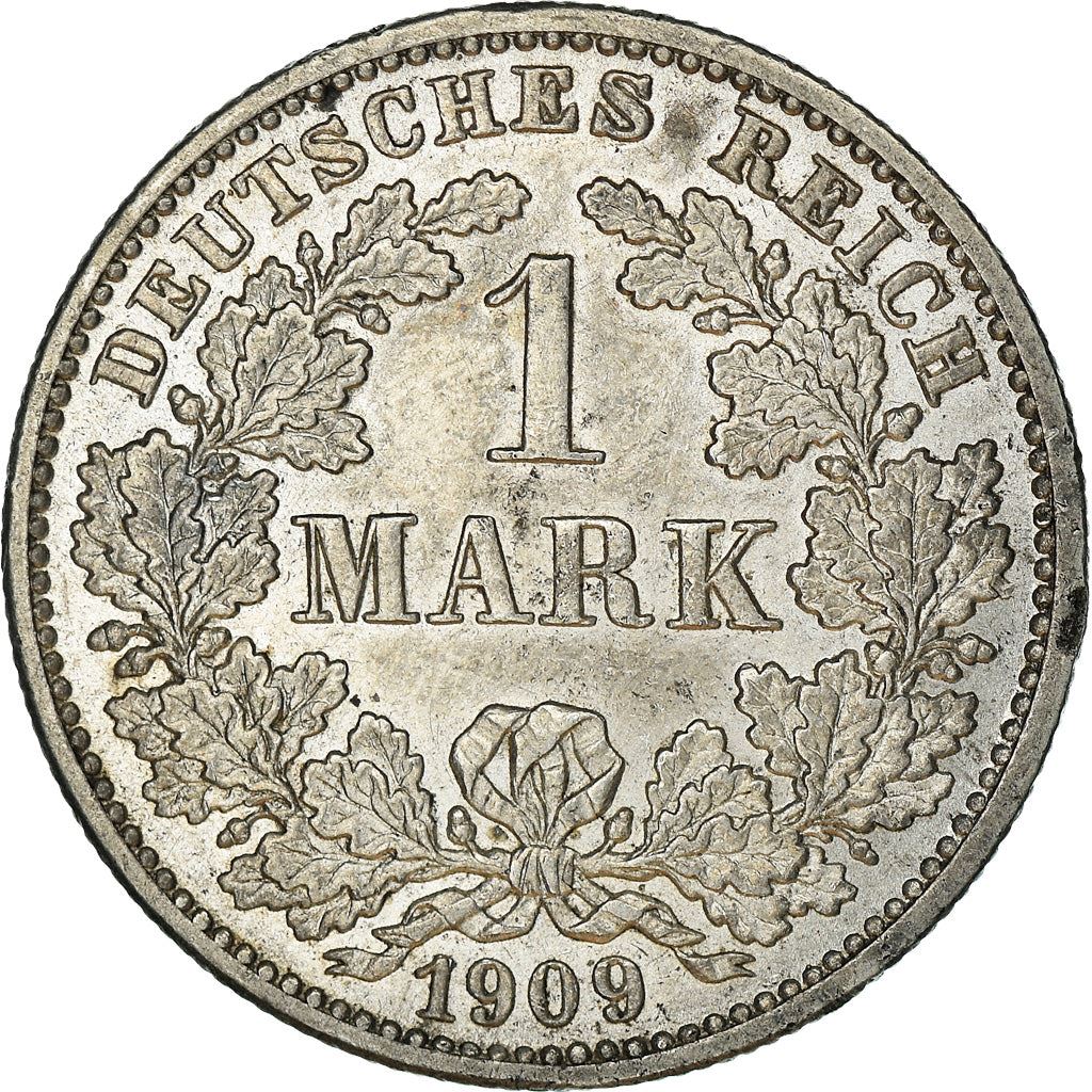 German Empire 1 Mark Coin | Deutsches Reich | Wilhelm II | Type 2 - Small Shield | KM14 | 1891 - 1916