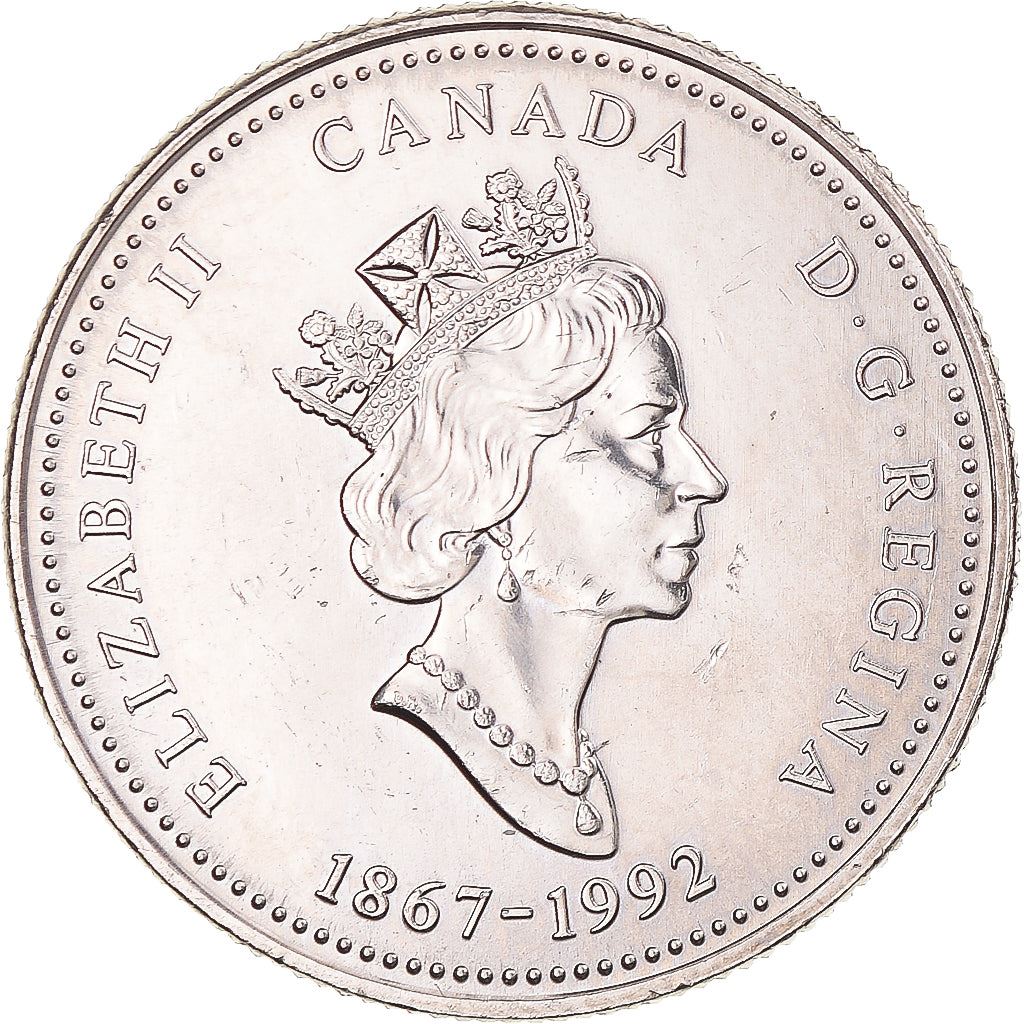Canada | 25 Cents Coin | Nickel | Cousins Shore | KM:222 | 1992