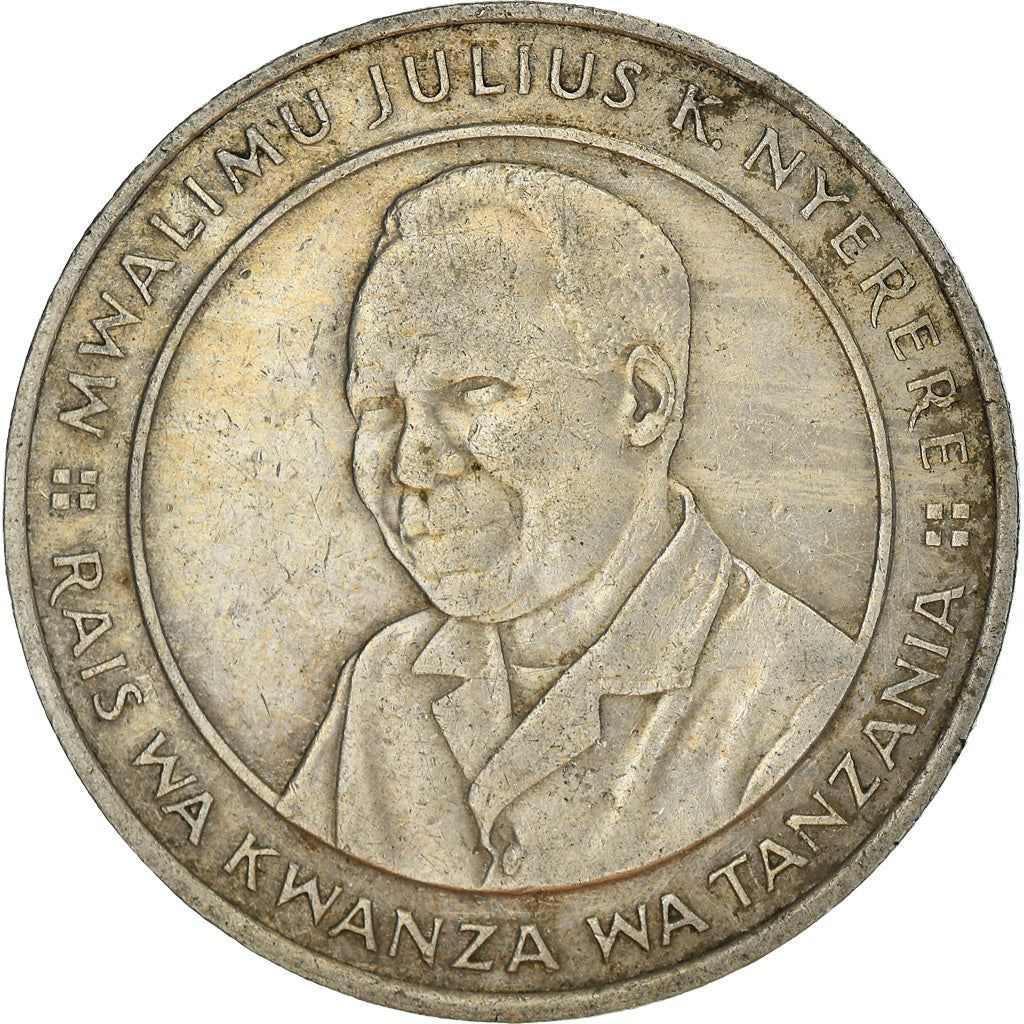 Tanzania | 10 Shilingi Coin | President J. K. Nyerere | Km:20 | 1987 - 1989
