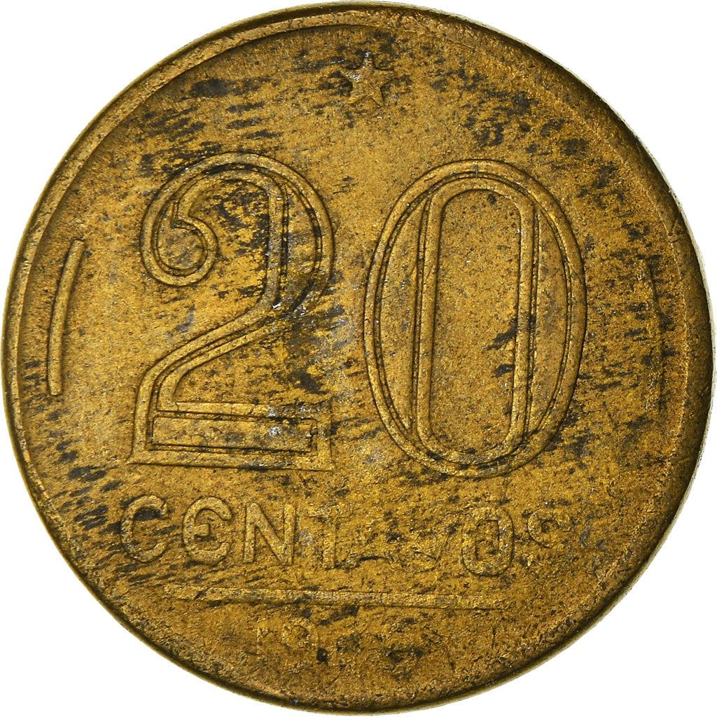 Brazil | 20 Centavos Coin | Getúlio Dornelles Vargas | Km:556A | 1943 - 1948