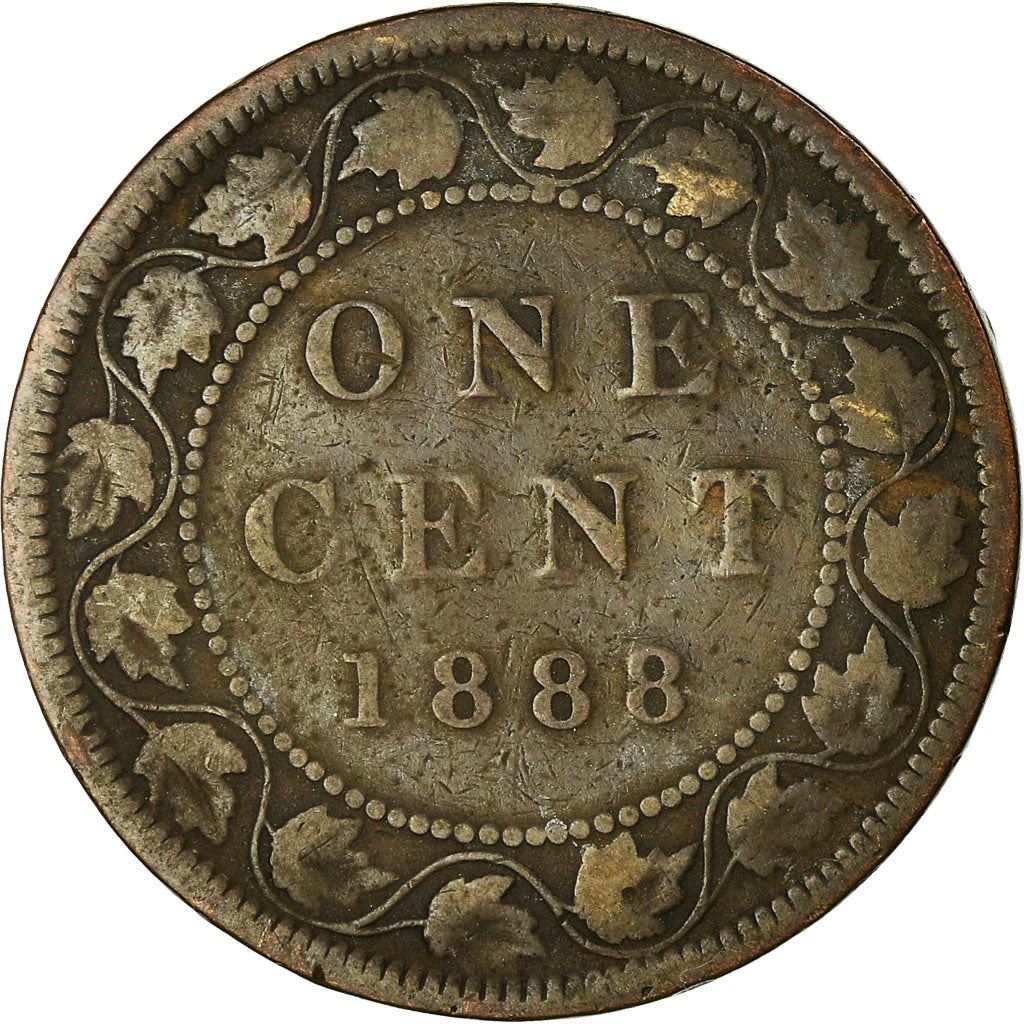 Canada | 1 Cent Coin | Bronze | Wreath | KM:7 | 1876-1901
