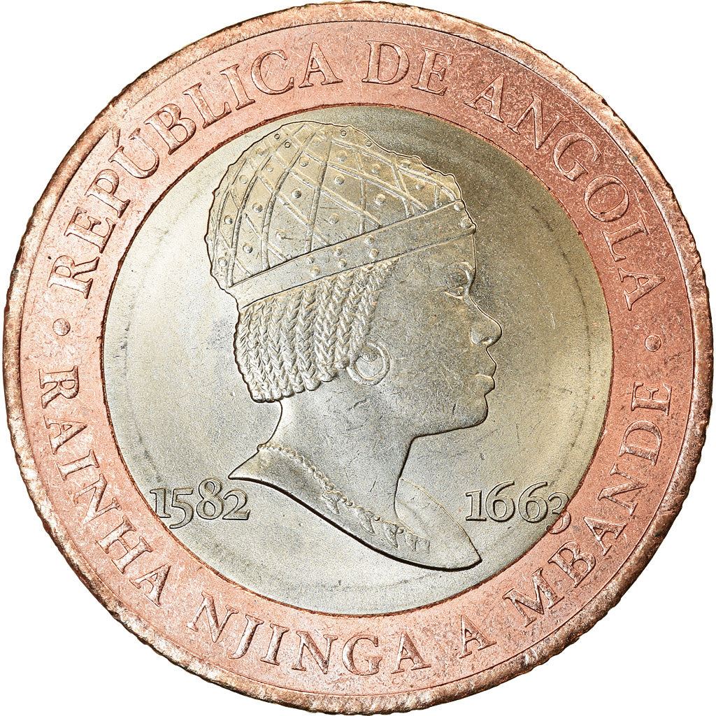 Angola | 20 Kwanzas Coin | Queen Njinga A Mbande | Km:111 | 2014