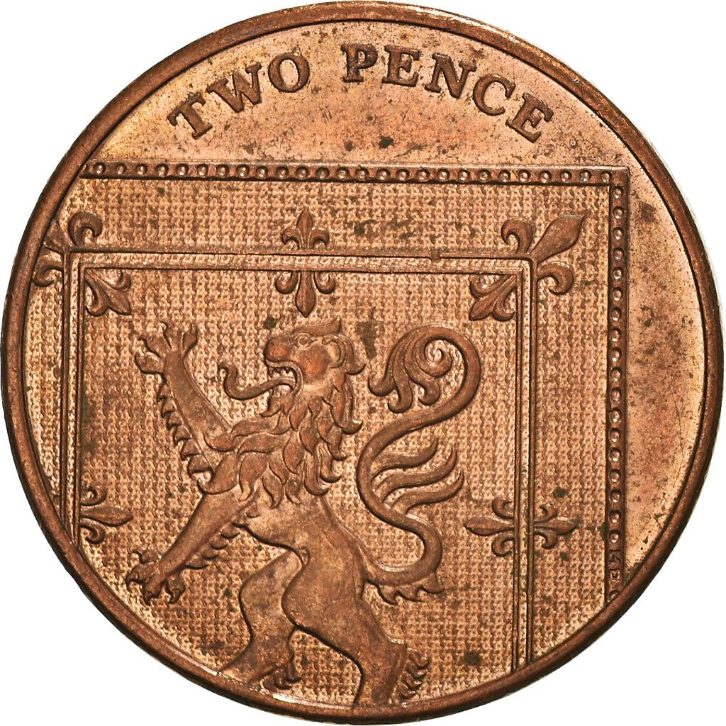 United Kingdom | 2 Pence Coin | Elizabeth II | Km:1333 | 2015 - 2022