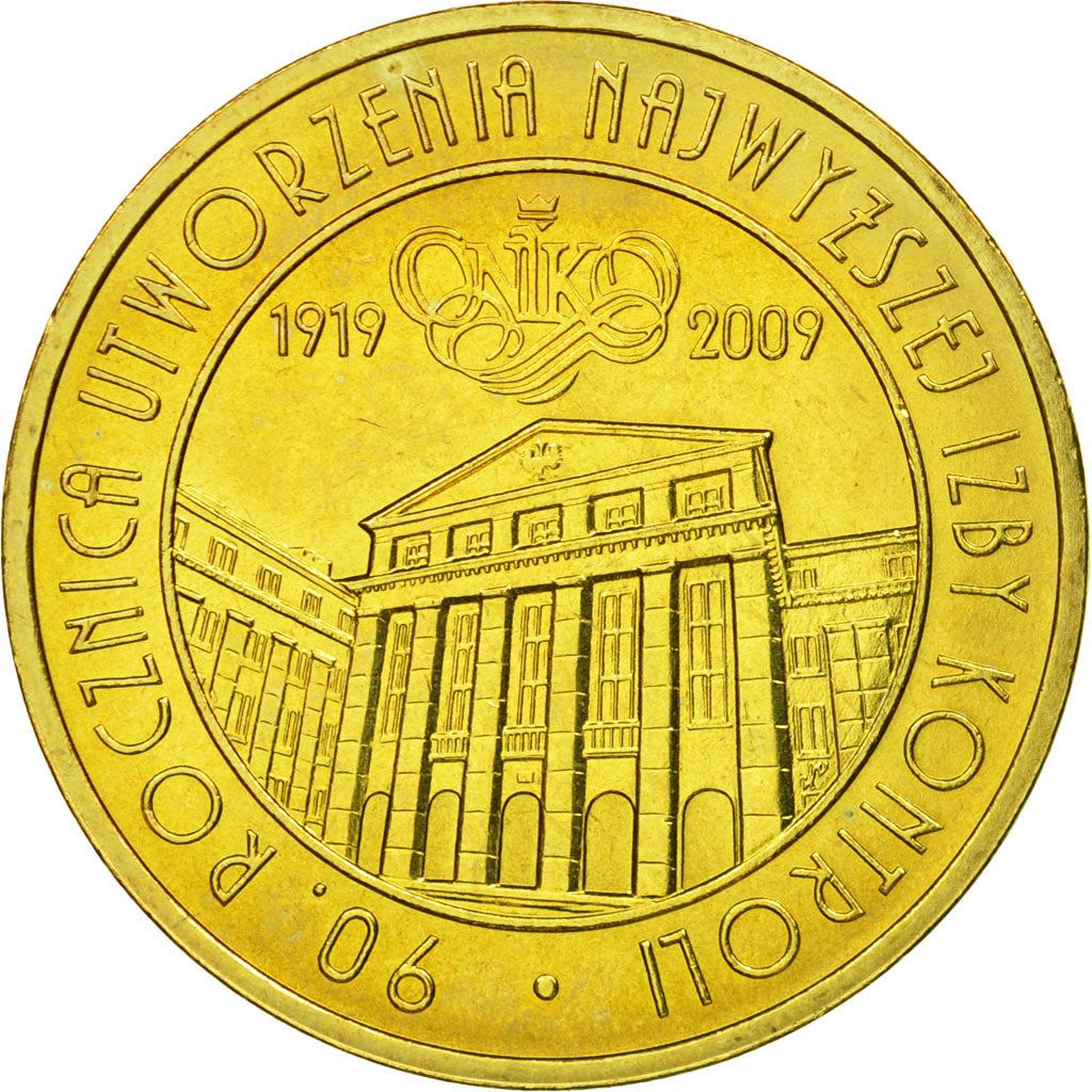Poland | 2 Zlotys Coin | Chamber of Control | Y:673 | 2009