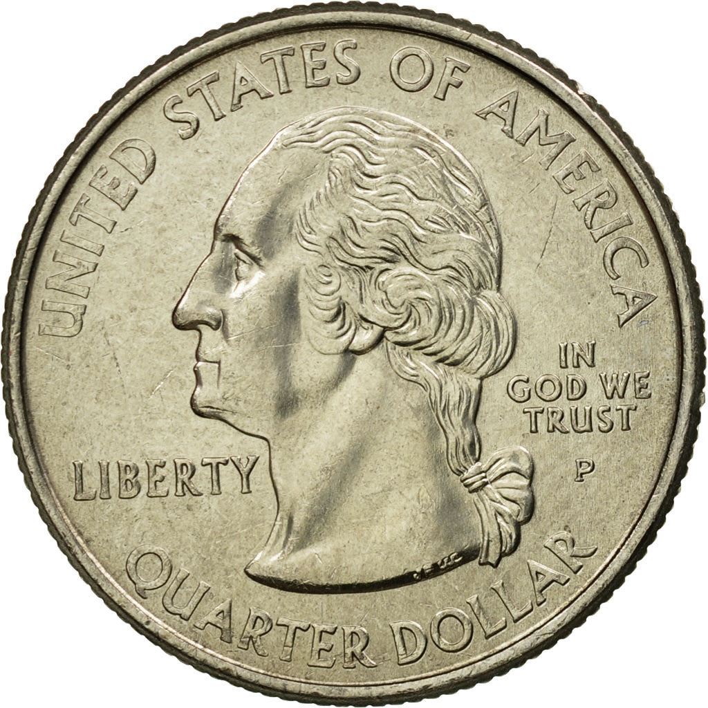 United States | 1/4 Dollar Coin | the stately mansion | Km:322 | 2001