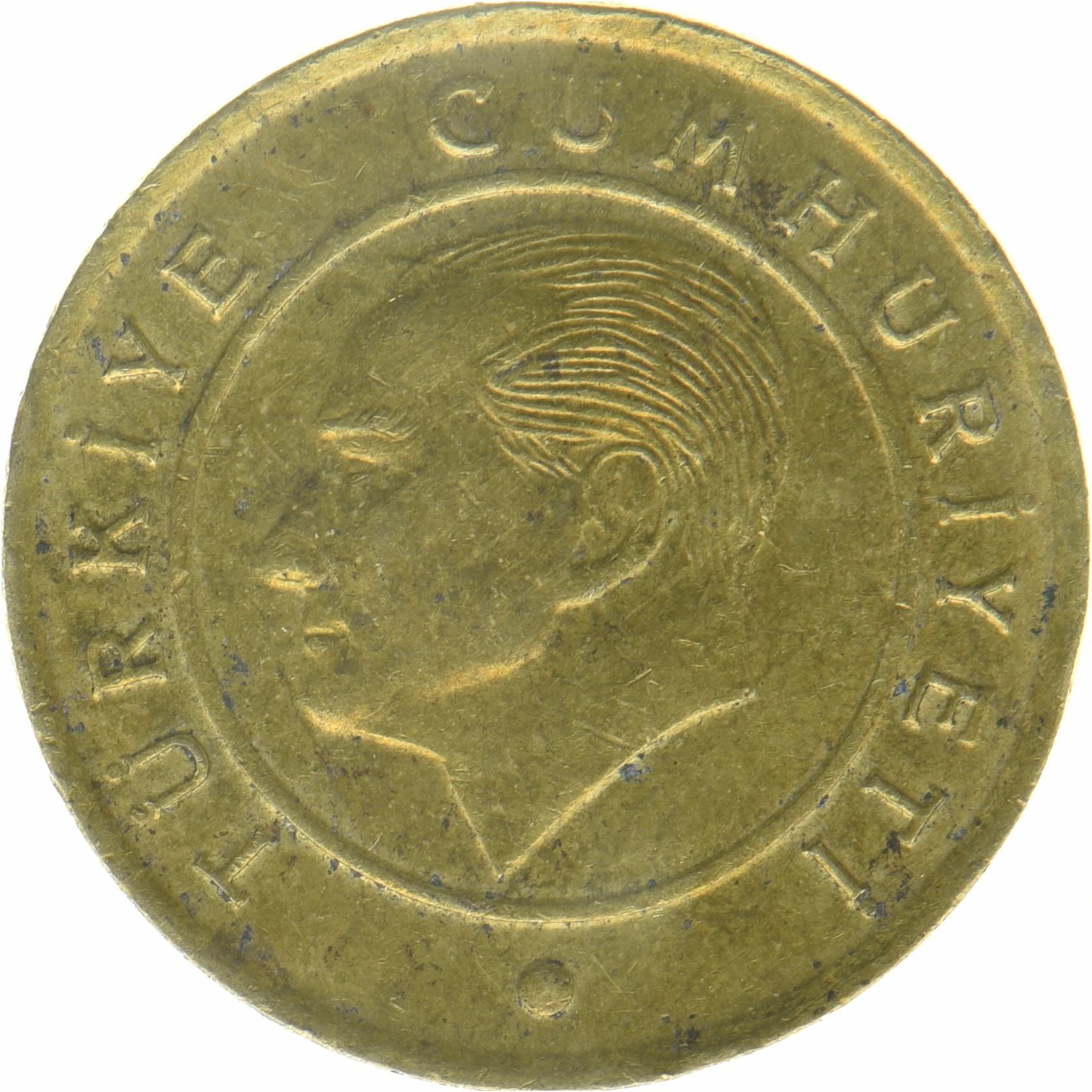 Turkey | 25 Kurus Coin | Mustafa Kemal Atatürk | Crescent Moon | Star | Kufic | KM:1573 | 2023 - 2026