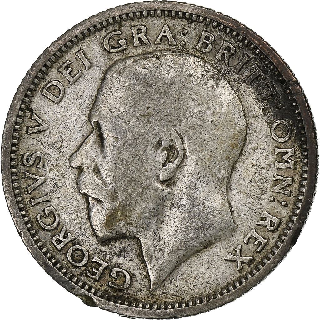 United Kingdom | 6 Pence Coin | George V | Km:815A | 1920 - 1926