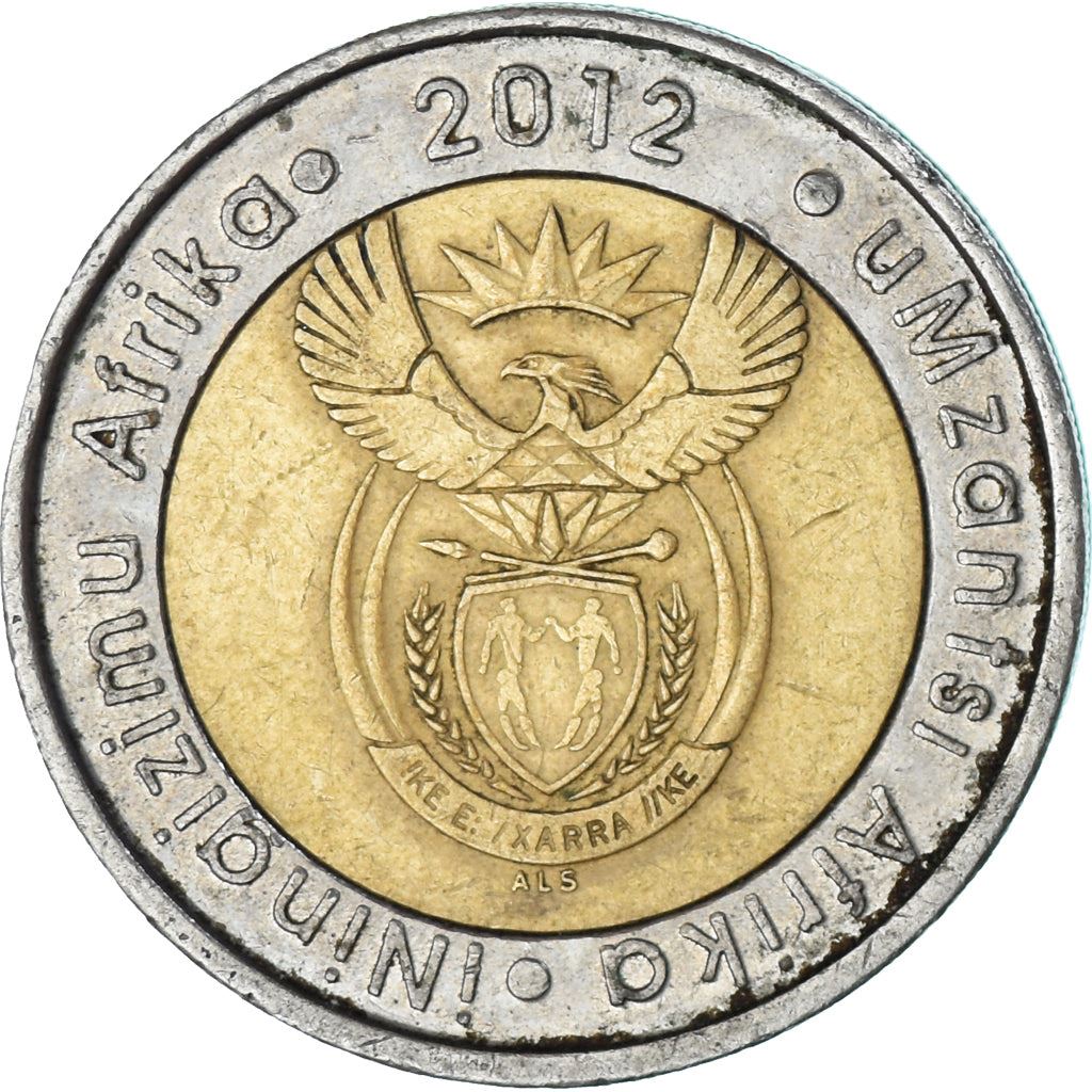 South Africa | 5 Rand Coin | Animals | Wildebeest | Gnu | Km:555 | 2012 - 2022