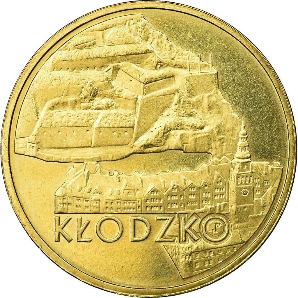 Poland | 2 Zlotys Coin | Kłodzko | Y:624 | 2007