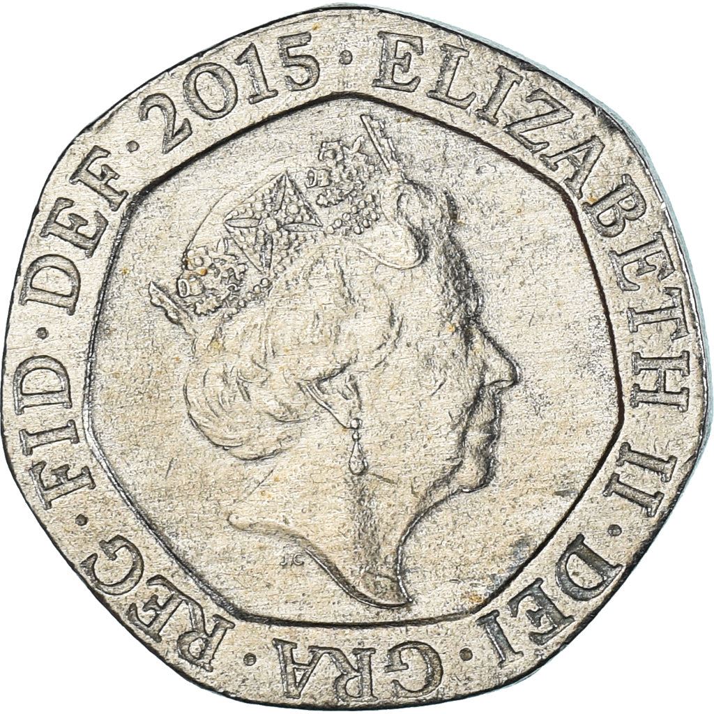 United Kingdom | 20 Pence Coin | Elizabeth II | Km:1336 | 2015 - 2022
