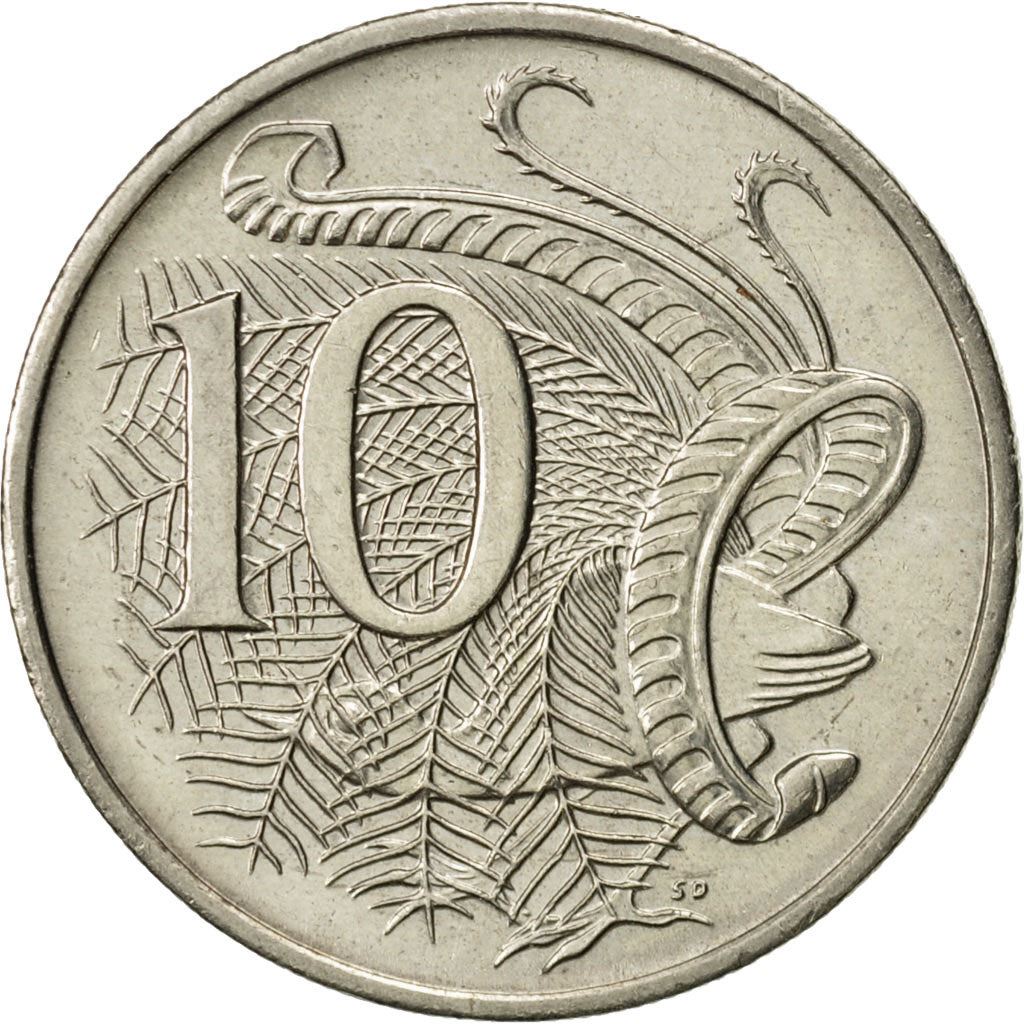 Australia | 10 Cents Coin | Lyrebird | Km:81 | 1985 - 1998