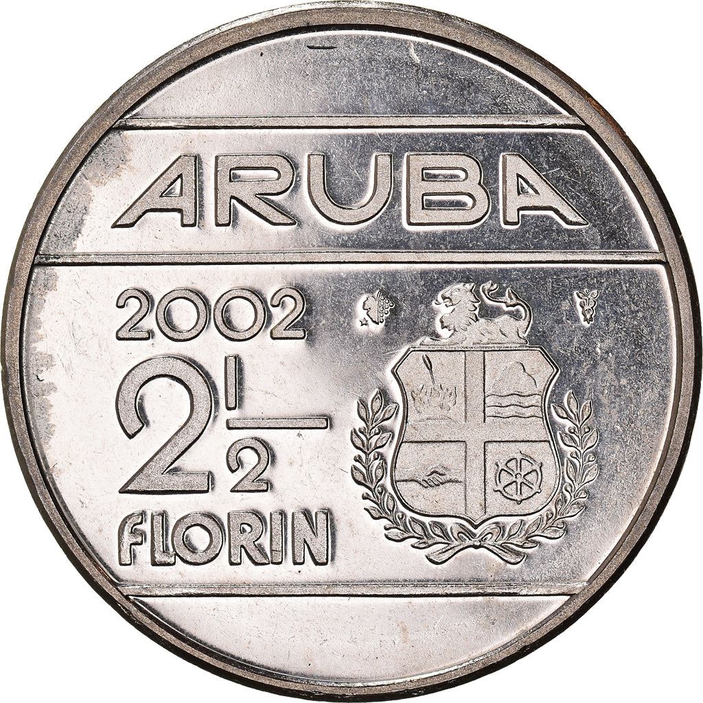 Aruba 2.5 Florin Coin | Queen Beatrix | KM6 | 1986 - 2013