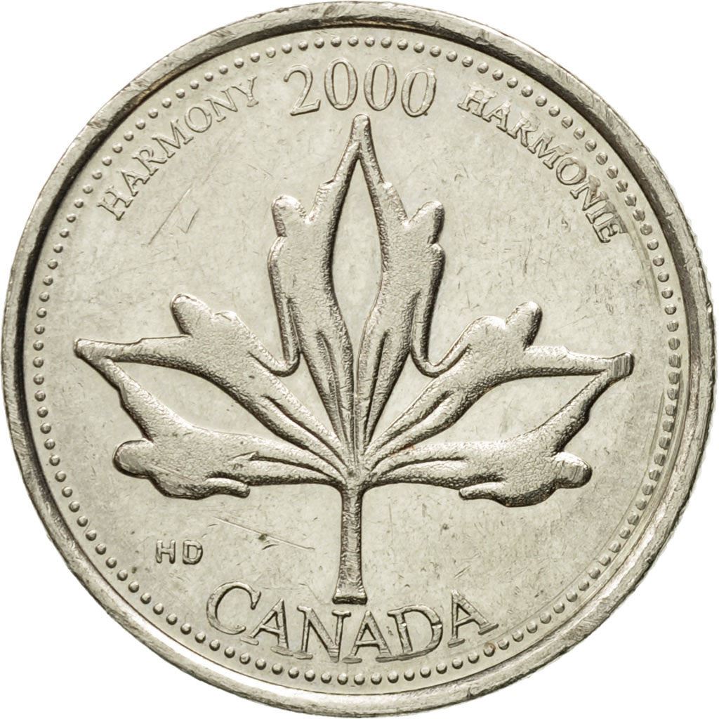 Canada | 25 Cents Coin | Harmony | Nickel | KM:377 | 2000