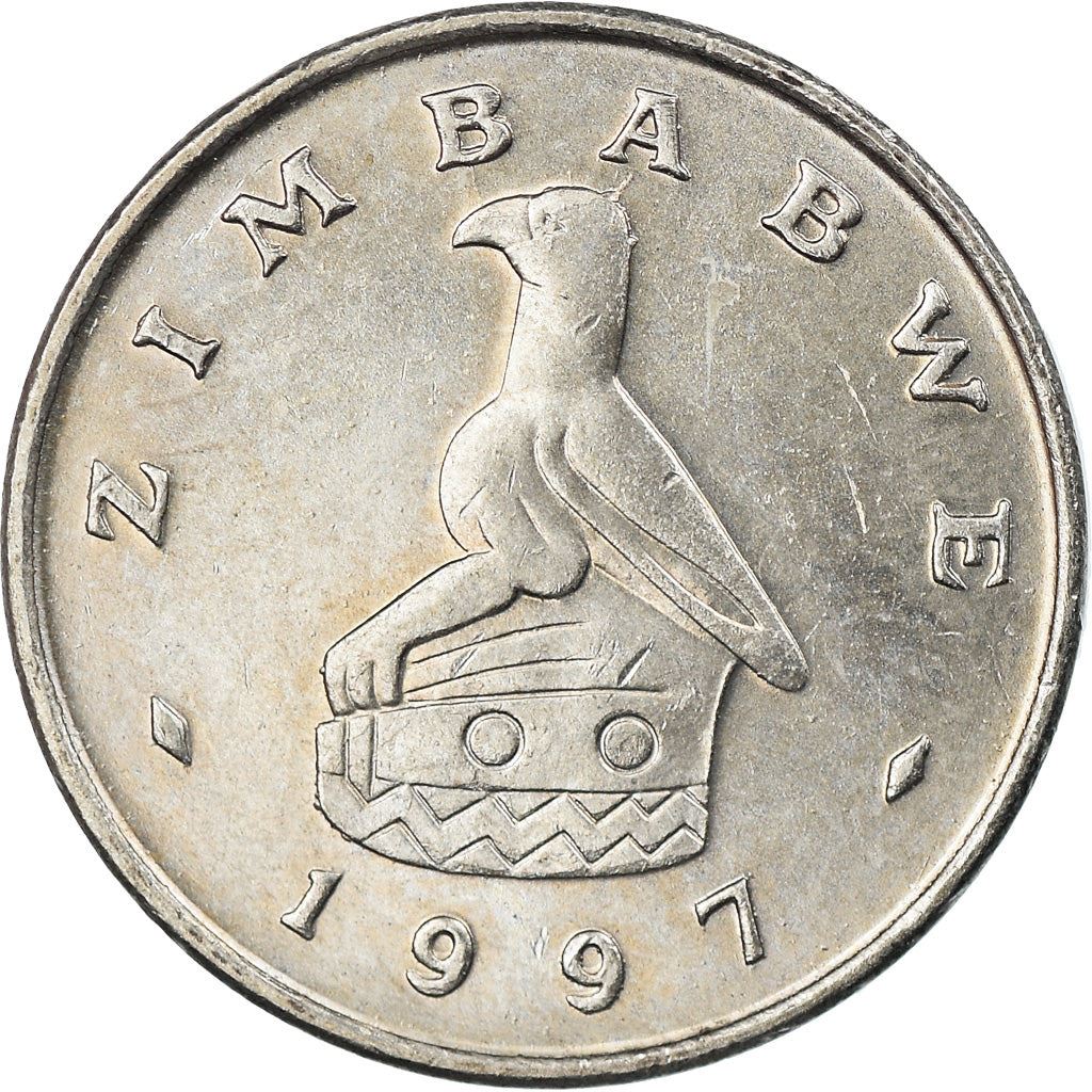 Zimbabwe | 5 Cents Coin | Bateleur Eagle | Scrub Hare | KM2 | 1980 - 1999
