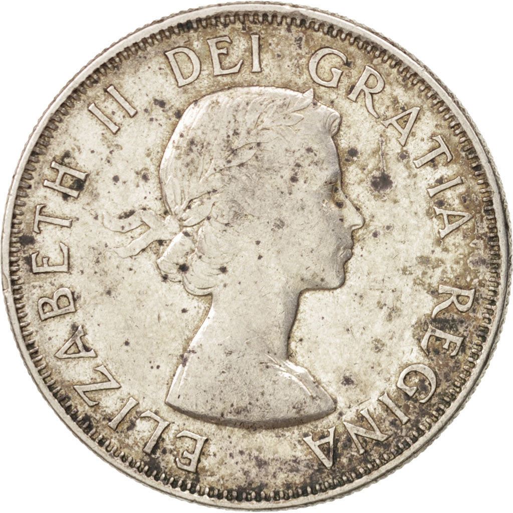 Canada | 50 Cents Coin | Silver | 1st portrait | KM:53 | 1953-1958