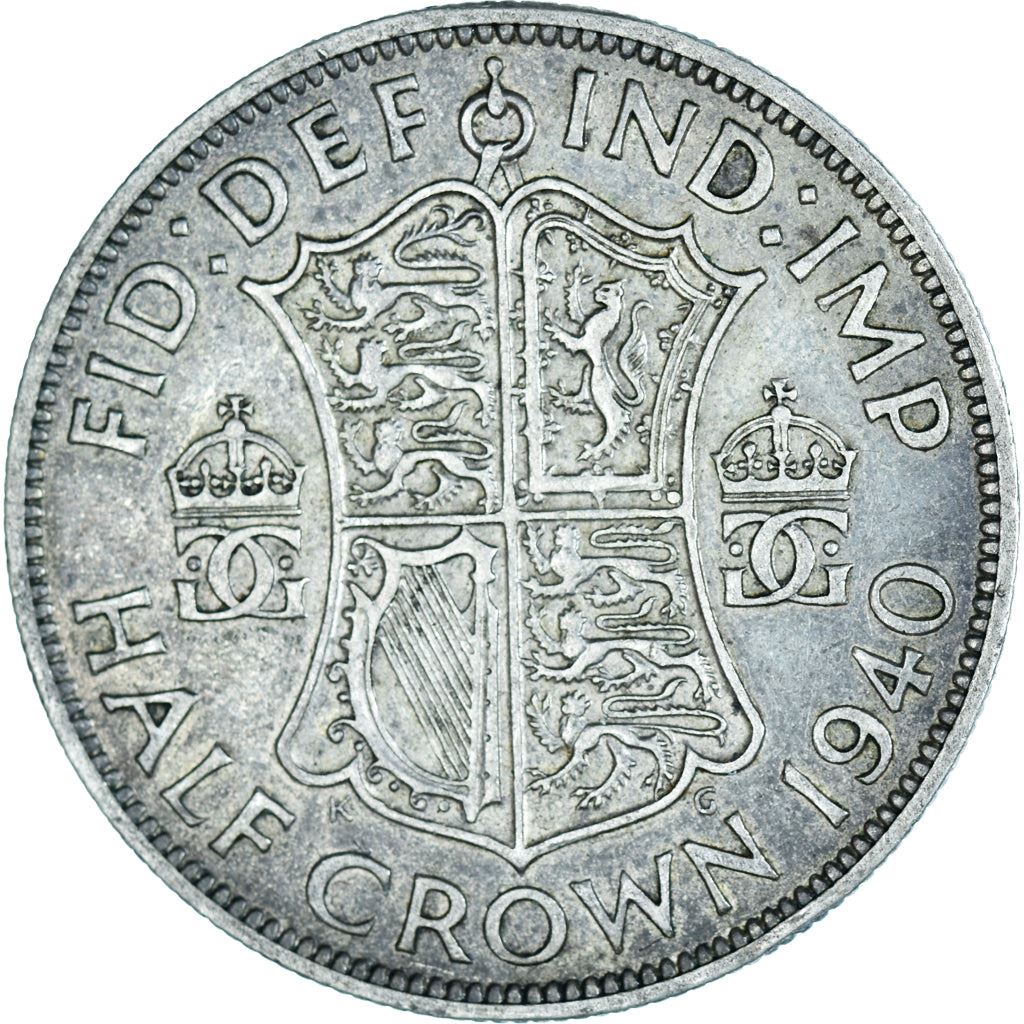 United Kingdom | 1/2 Crown Coin | George VI | KM:856 | 1937 - 1946