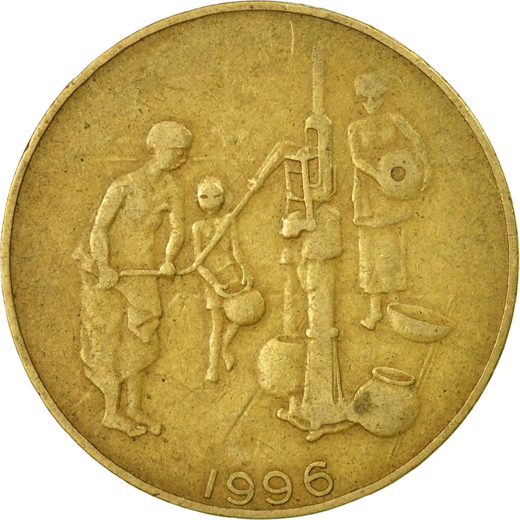 Western African States | 10 Francs Cfa Coin | Emblem of Central Bank | Water Pump | FAO | Km:10 | 1981 - 2024