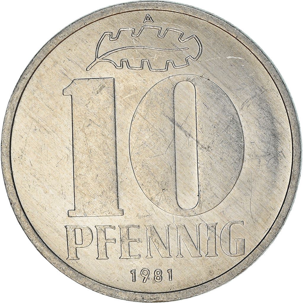 German Democratic Republic 10 Pfennig | 100 Coins | Oak Leave | KM10 | 1963 - 1990