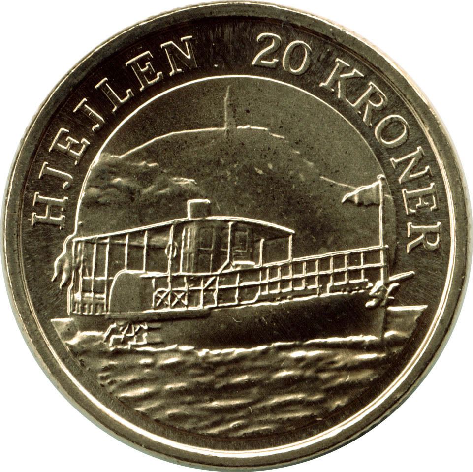Denmark | 20 Kroner Coin | Hjejlen | KM:941 | 2011