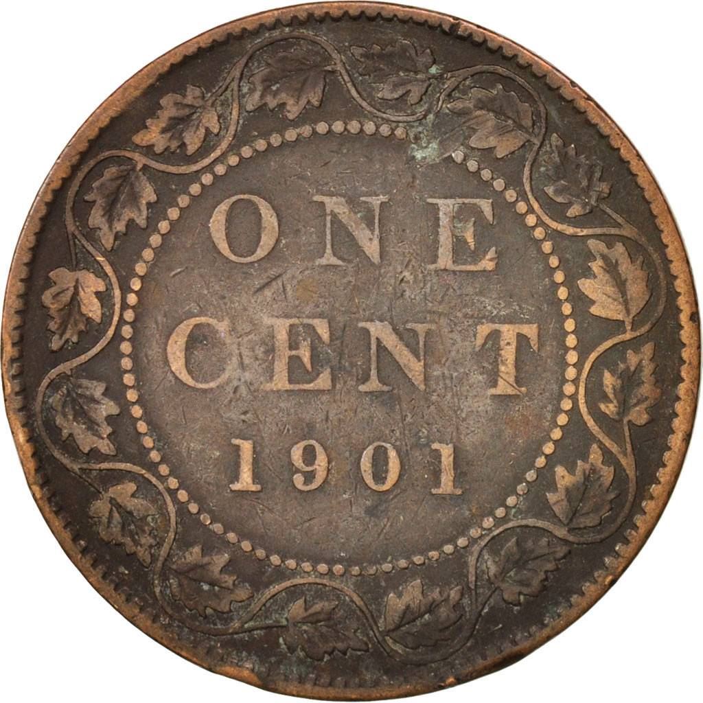 Canada | 1 Cent Coin | Bronze | Wreath | KM:7 | 1876-1901