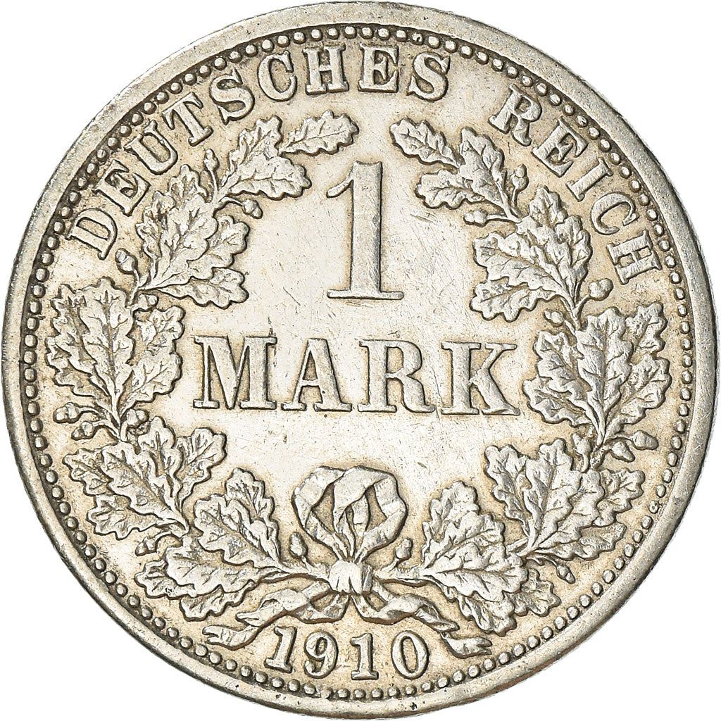 German Empire 1 Mark Coin | Deutsches Reich | Wilhelm II | Type 2 - Small Shield | KM14 | 1891 - 1916