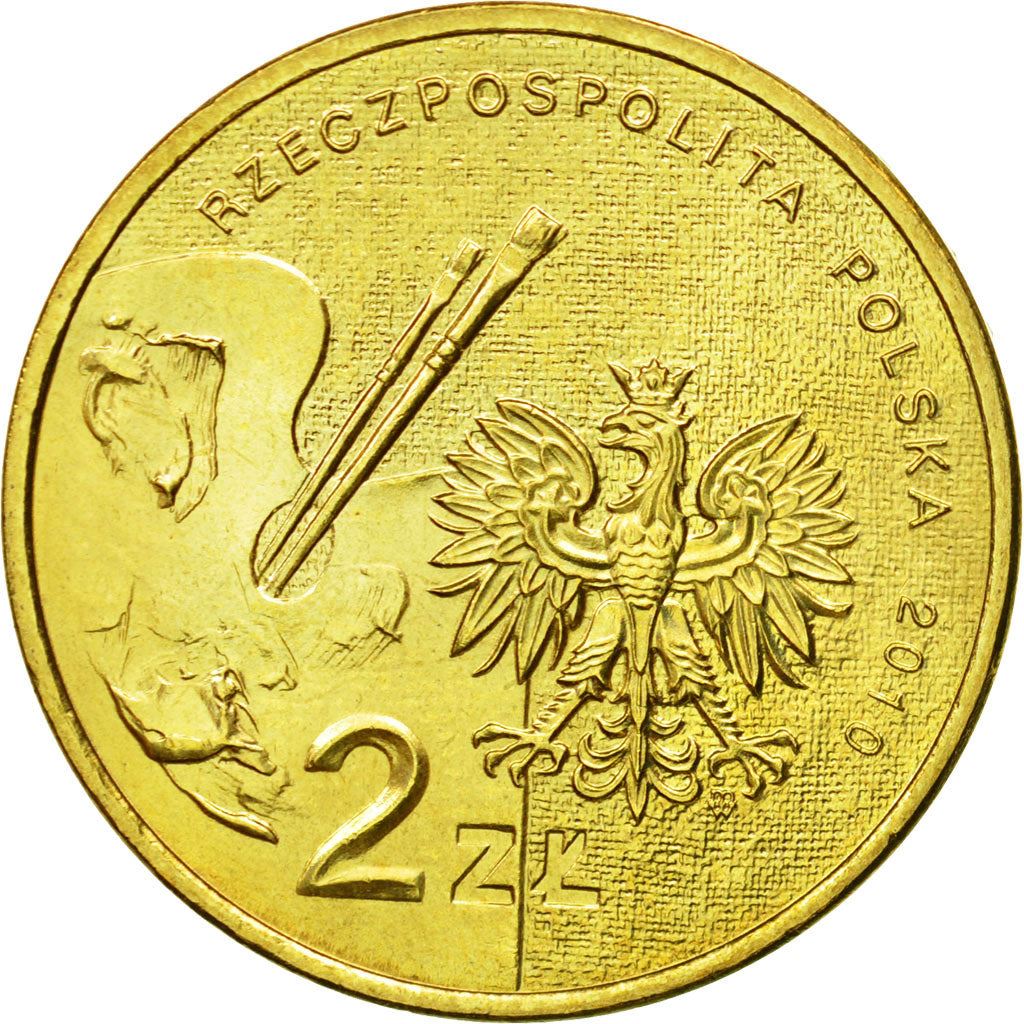Poland | 2 Zlotys Coin | Artur Grottger | Y:746 | 2010