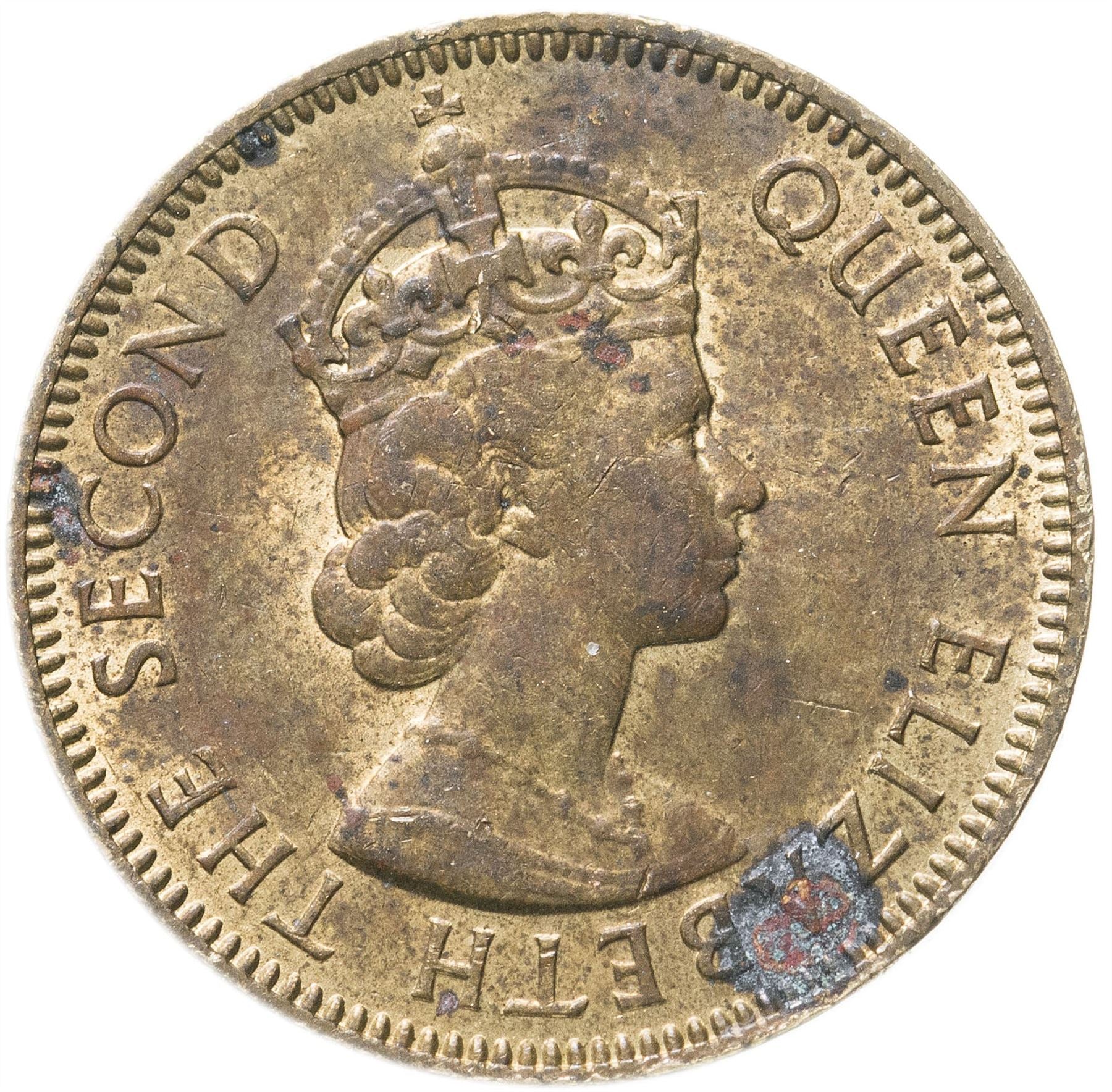 Jamaica Coin | 1/2 Penny Coin | Queen Elizabeth II | KM36 | 1955 - 1963