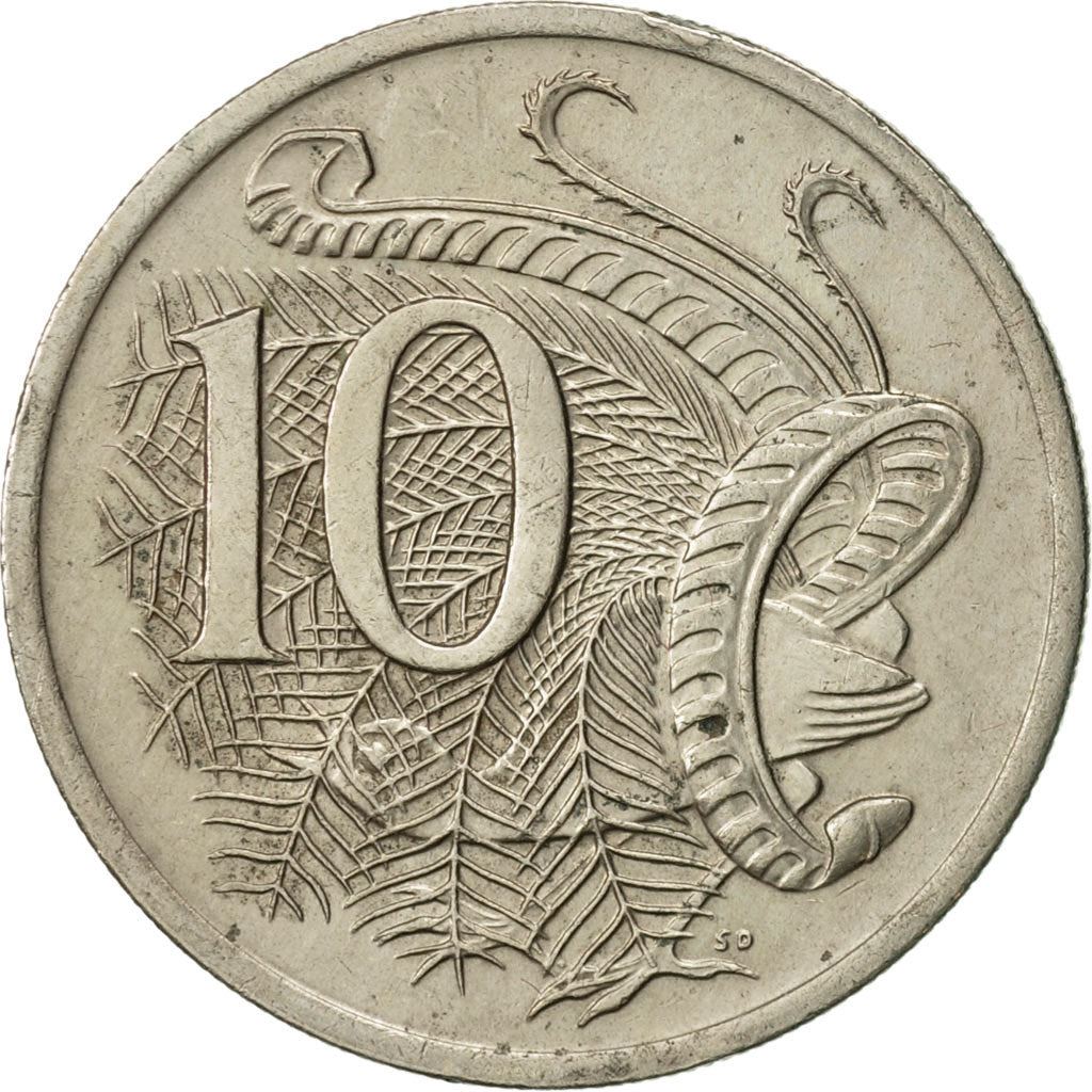 Australia | 10 Cents Coin | Lyrebird | Km:65 | 1966 - 2019