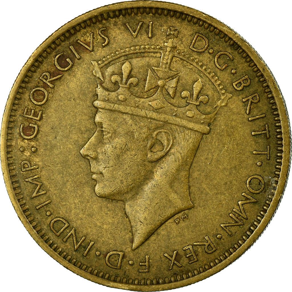 British West Africa | 1 Shilling Coin | Wreath | George VI | Km:23 | 1938 - 1947