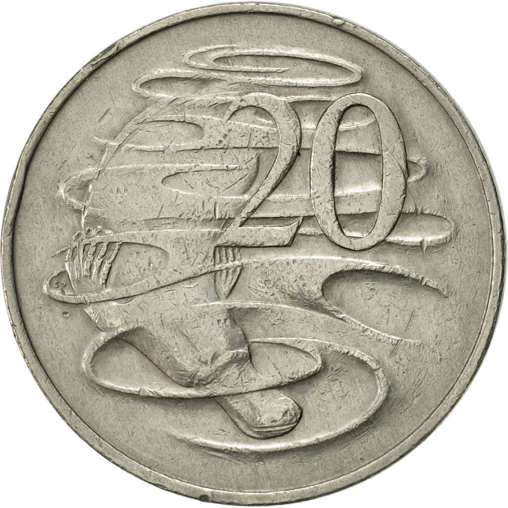 Australia | 20 Cents Coin | Platypus | Km:66 | 1966 - 1984
