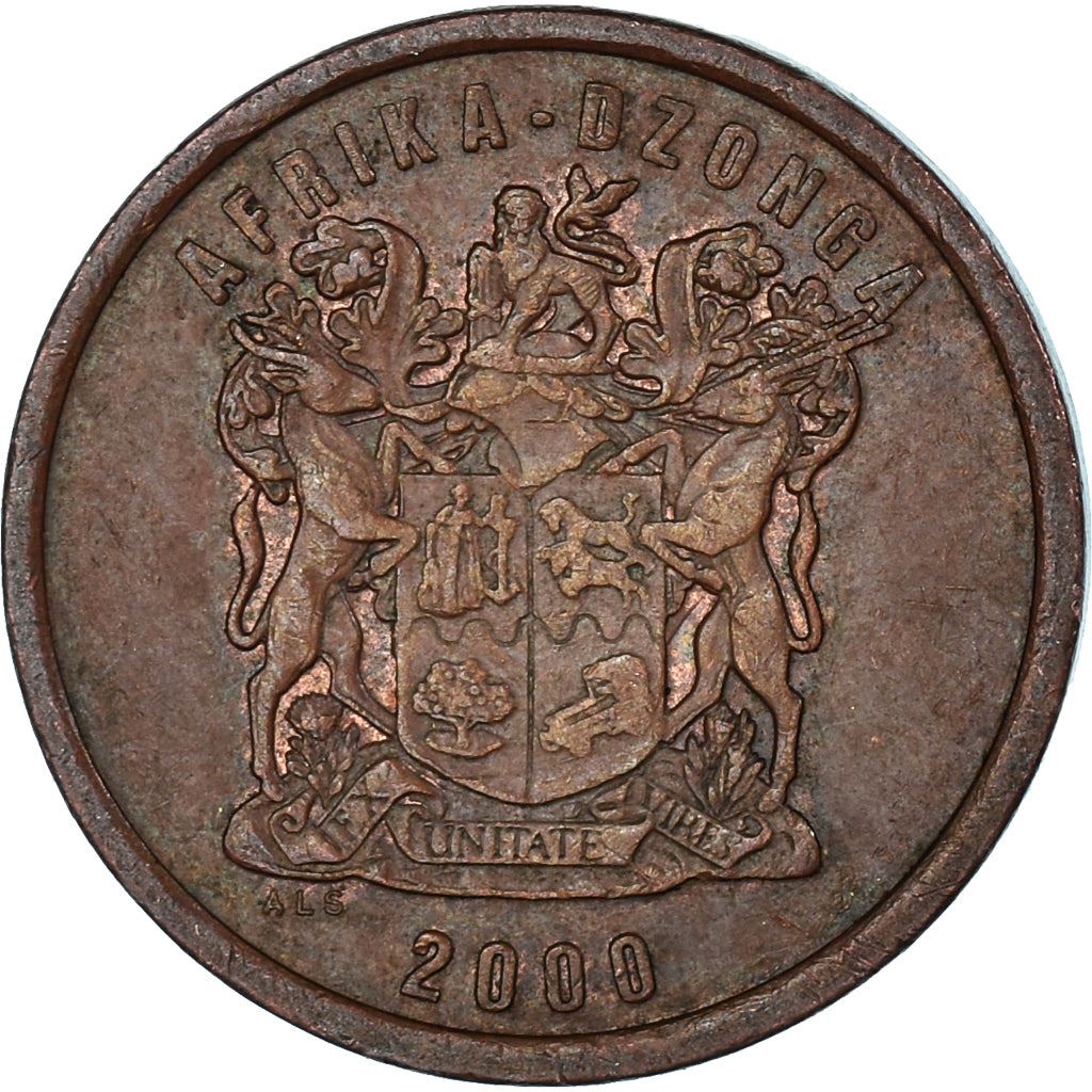 South Africa 5 Cents Tsonga Legend - AFRIKA-DZONGA Coin KM160 1996 - 2000