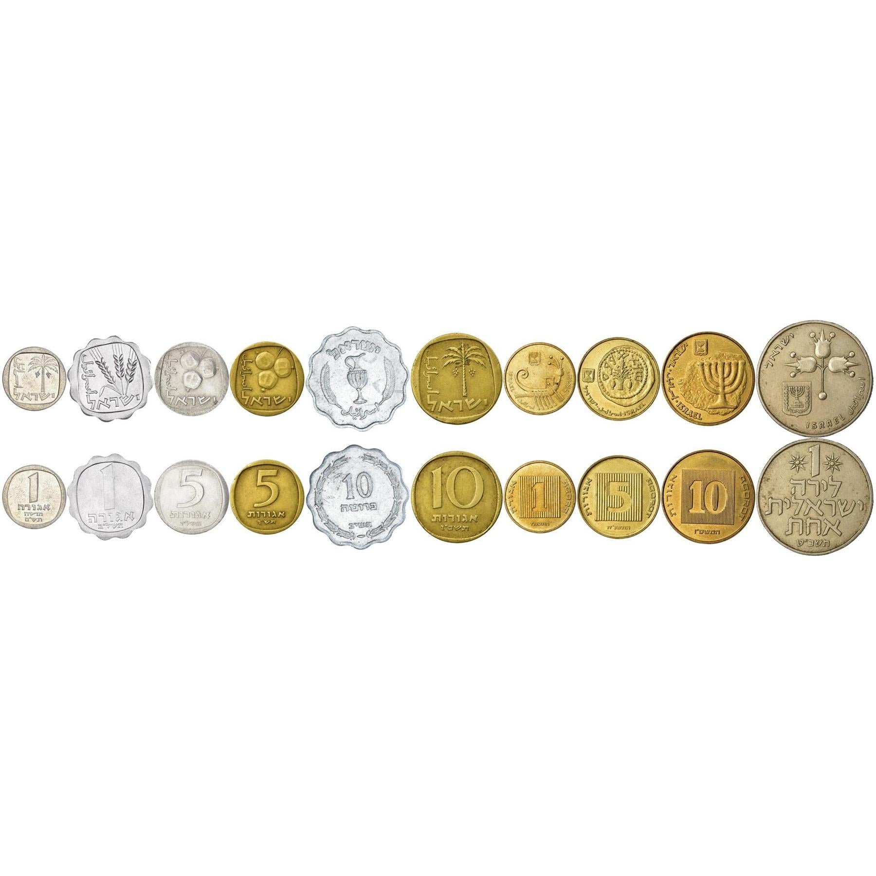 Israel 10 Mixed Coins New Shekel |  |  |  |  |  |  |  |  |  |  |  |  |  |  |  |  |  |  |  |  |  |  |  |  | 1948 - 2018