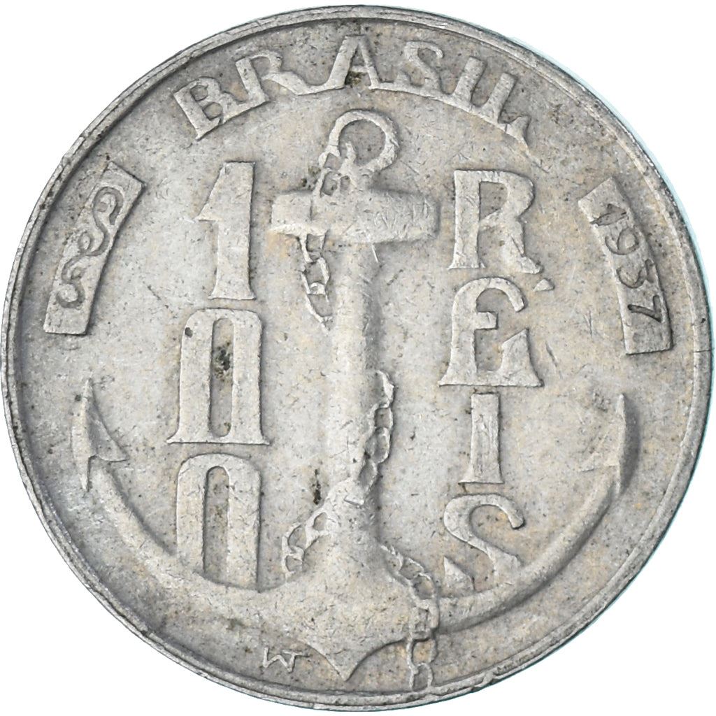 Brazil | 100 Reis Coin | Joaquim Marques Lisboa | Km:536 | 1936 - 1938