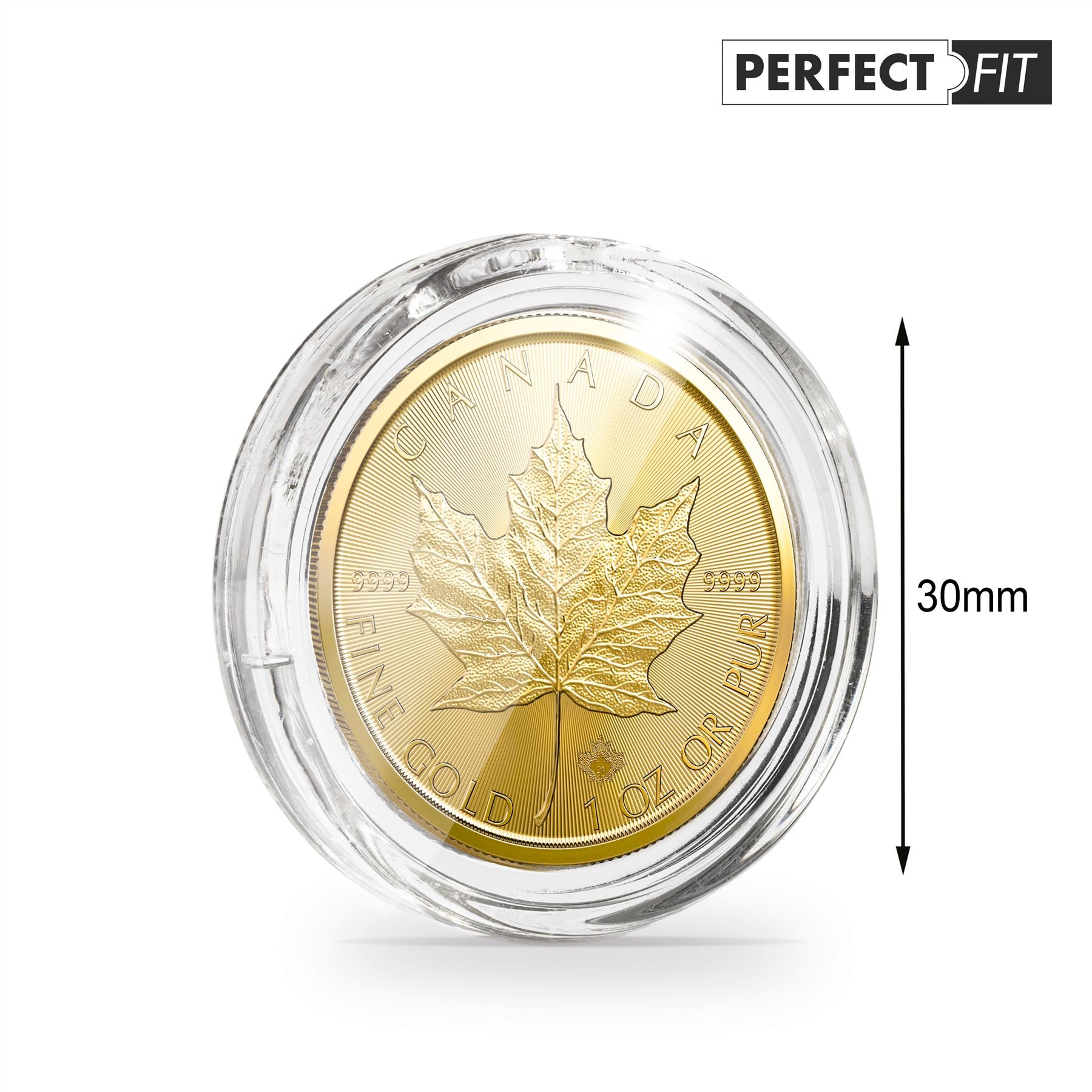 ULTRA "Perfect Fit" Rimless Coin Capsules | Perfect Fit for Specific Coins | Packs of 10