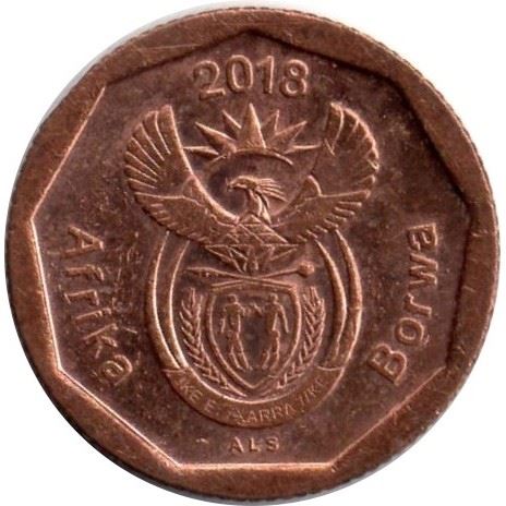 South Africa | 10 Cents Coin | Flowers | Arum Lily | Km:370 | 2018