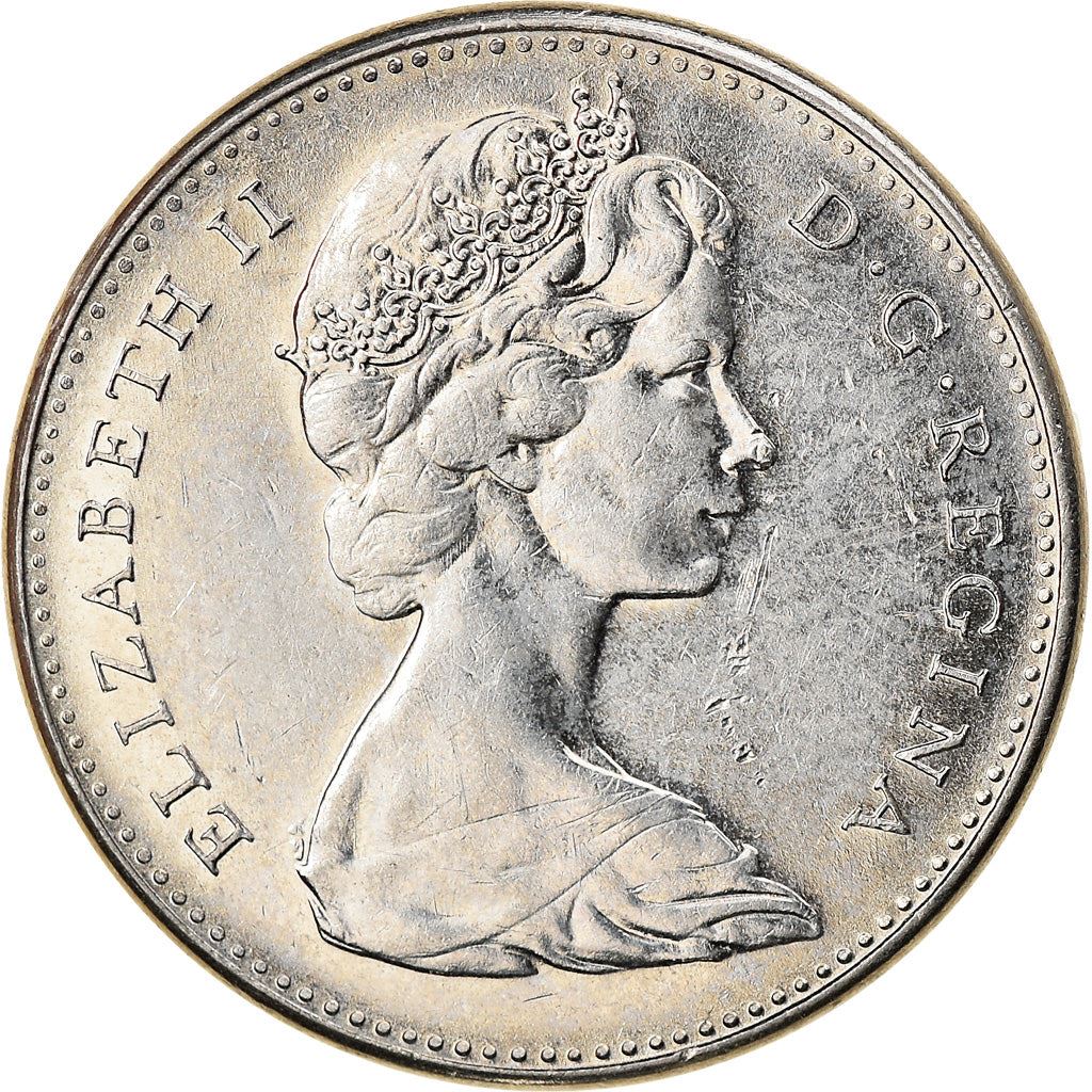 Canada | 5 Cents Coin | Nickel | Rabbit | KM:66 | 1967