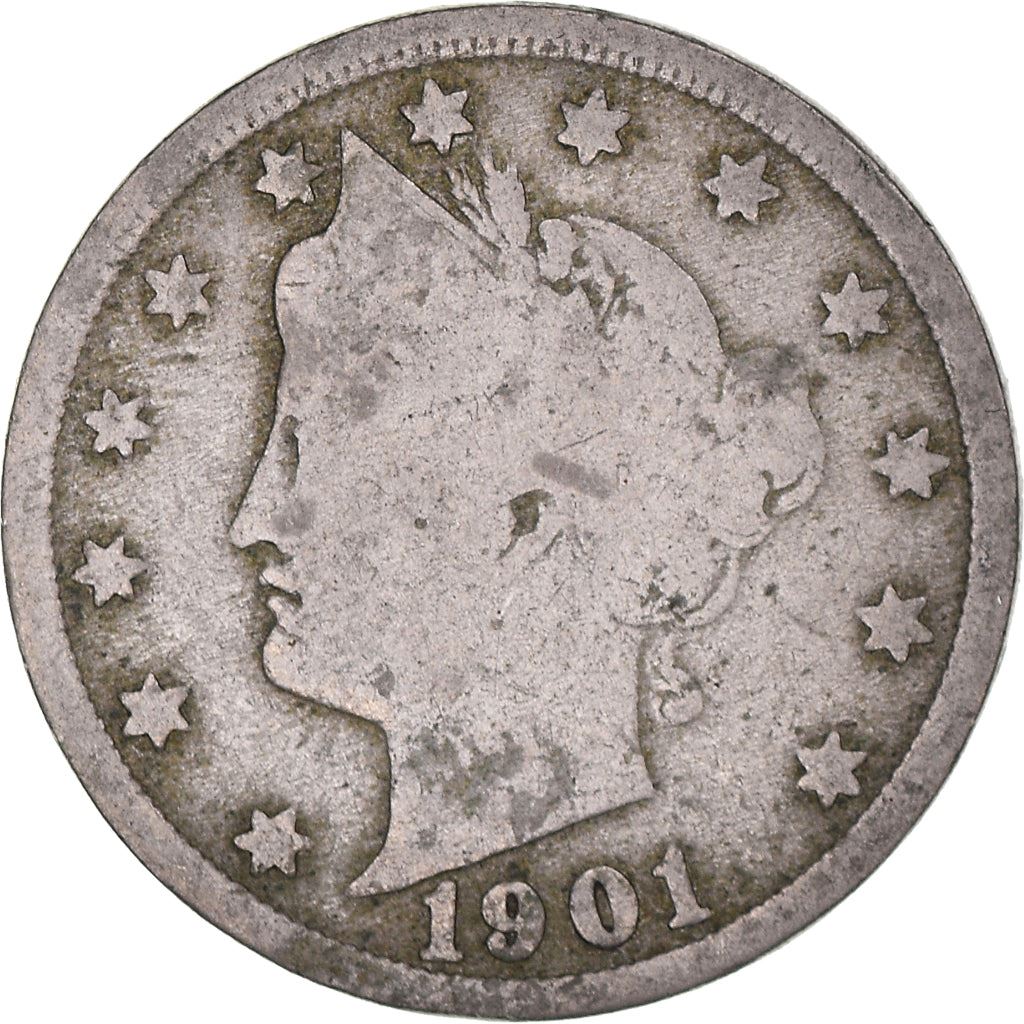 United States | 5 Cents Coin | Liberty | Roman Numeral | KM112 | 1883 - 1913