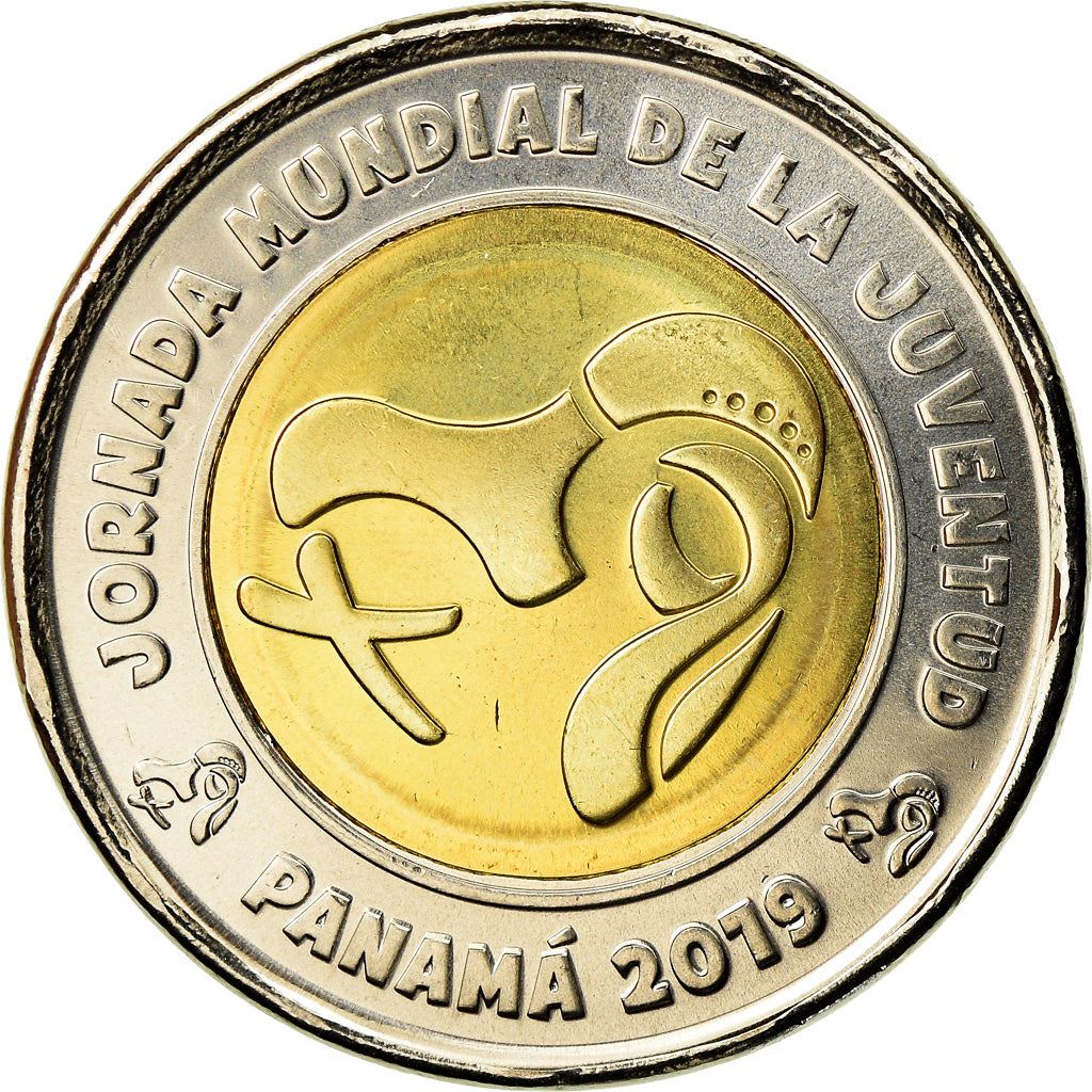Panama | 1 Balboa Coin | World Youth Day | Km:168 | 2019