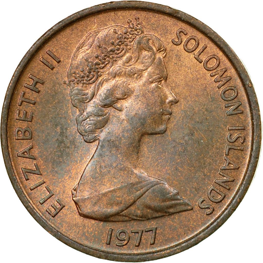 Islas Salomón | Moneda de 1 Centavo | Isabel II | Cuenco de Comida | Km:1 | 1977 - 1983