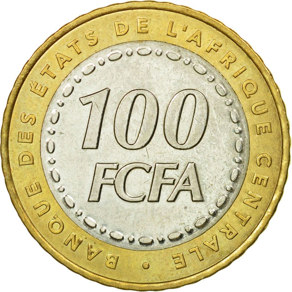 Central African States | 100 Francs Cfa Coin | Plants | Km:15 | 2006 - 2023