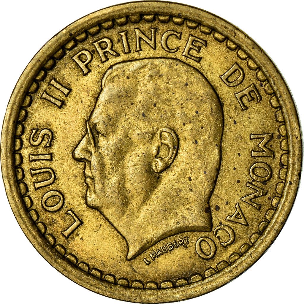 Monaco | 1 Franc Coin | Louis II | Km:120A | 1943