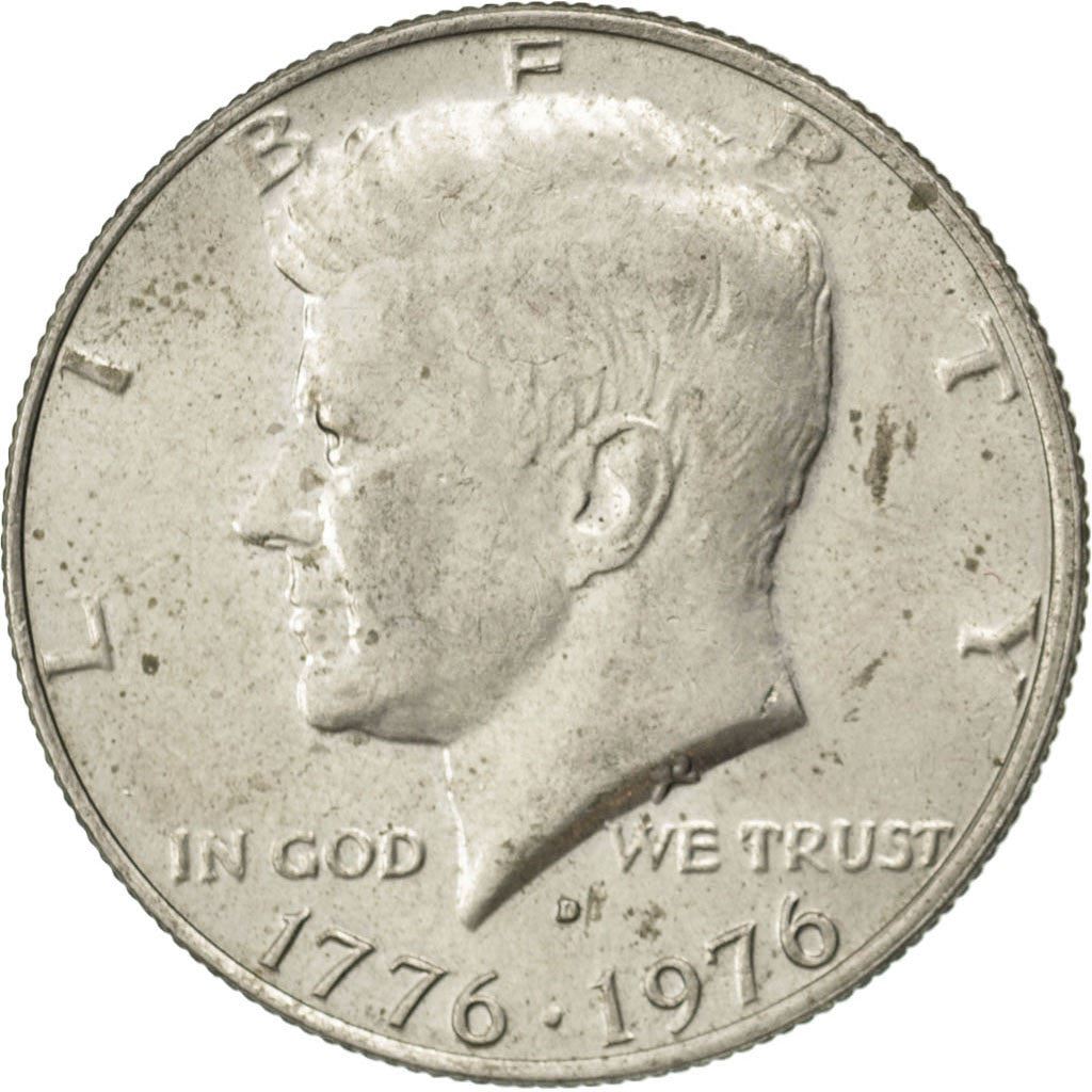 United States | ½ Dollar Coin | Independence Hall | Copper-nickel clad copper | KM:205 | 1976